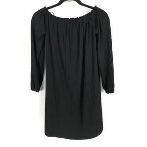 One Clothing Los Angeles Womens Black Pleated Long